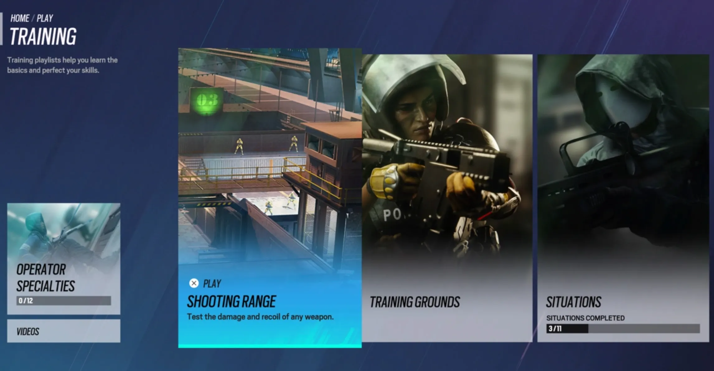 Rainbow Six Siege Training Grounds